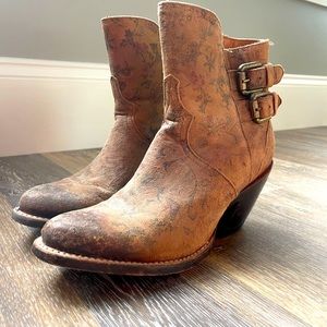 Lucchese Floral Bootie